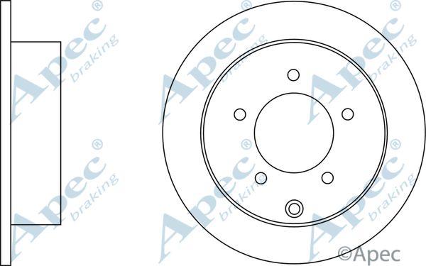 APEC BRAKING Тормозной диск DSK2667